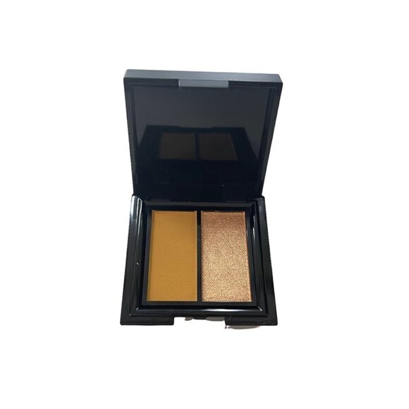 Eleman Beauty BNIB Mustard Matte Silky Gold Eyeshadow Duo Up In Smoke & Sierra - Picture 2 of 5
